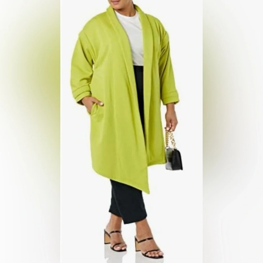 TEREA Alaina Wrap French Terry Jacket NWT - Picture 5 of 13